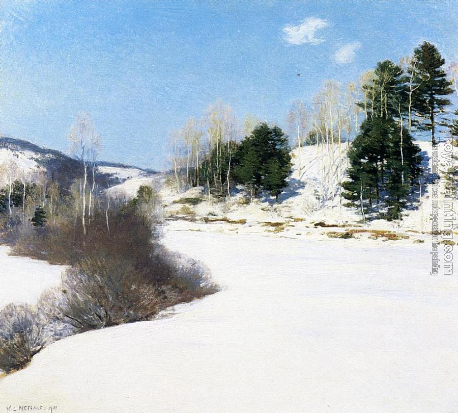 Willard Leroy Metcalf : Hush of Winter
